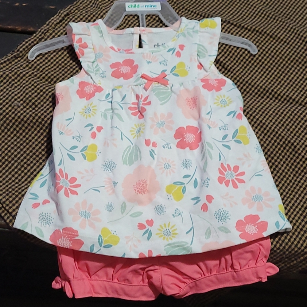 Carters 18 month girls short set